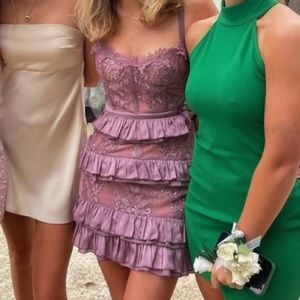 V Chapman Peony Dress in Purple